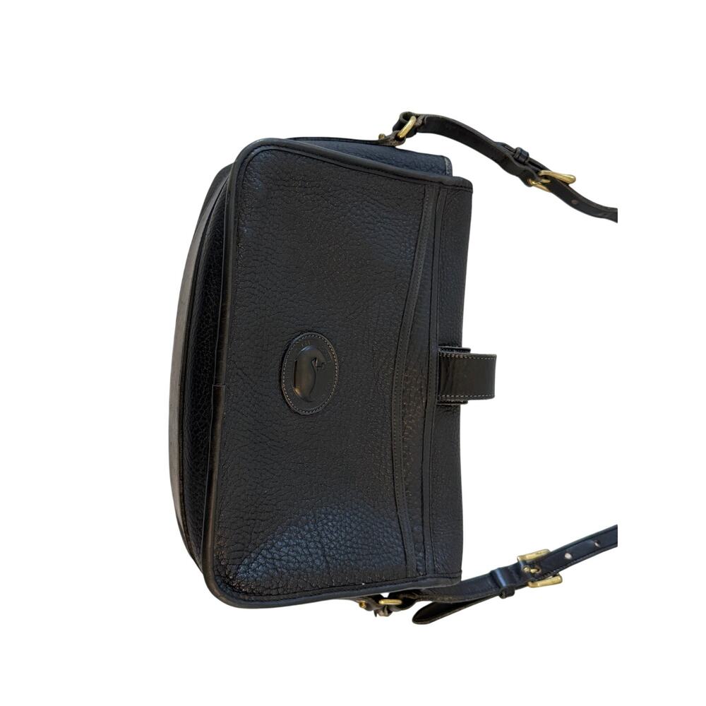 Dooney & Bourke Leather Equestrian Crossbody Bag Black Vintage - Picture 16 of 16